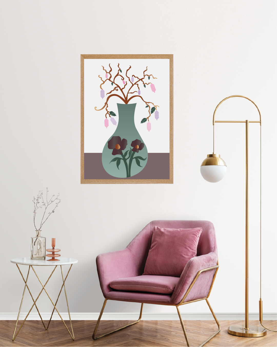 Decorative flowervase
